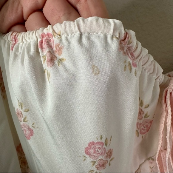 For Love & Lemons Lynne Midi Dress in White SZ S - Picture 4 of 10